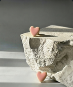 Pink Heart Earring