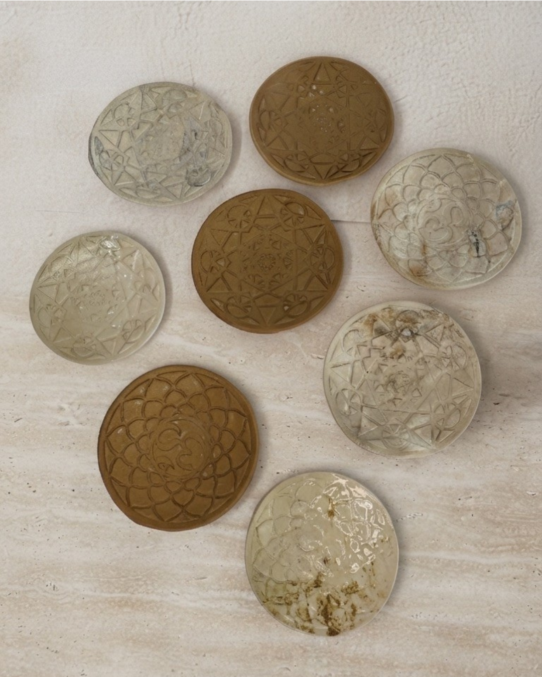 XS dishes with various textures