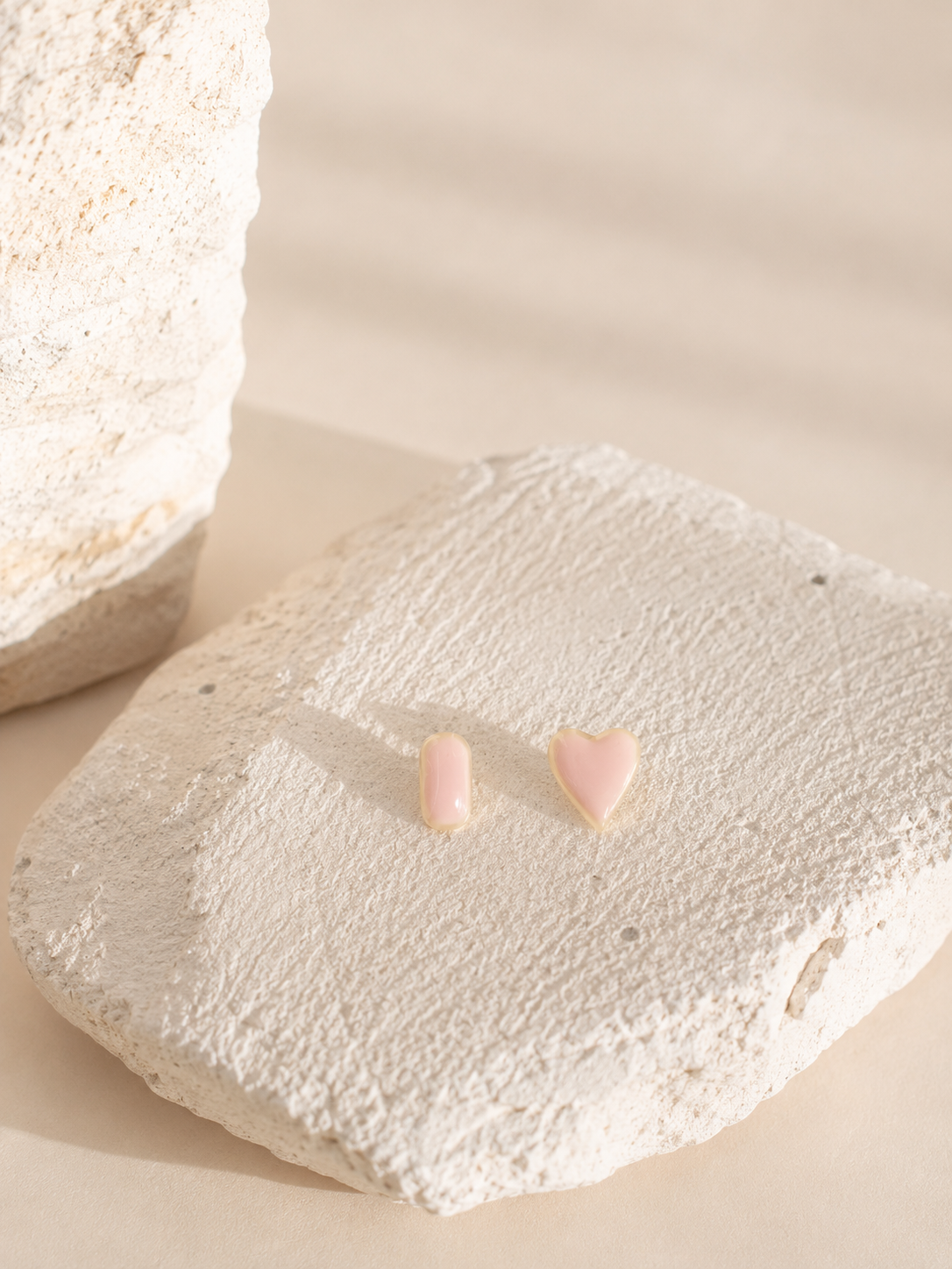 Uneven Heart Earring