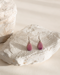 Purple Drop Earring