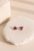 Triangle Purple Earring