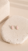 Pink Teardrop Earring