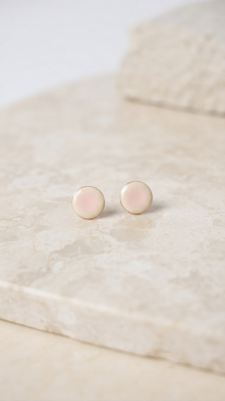 Pink Circular Earring