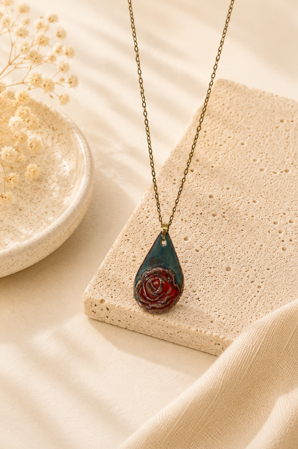 Pink Ethnic Necklace
