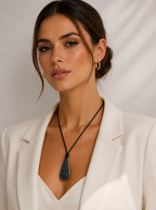 Mori Rustic Teardrop Necklace