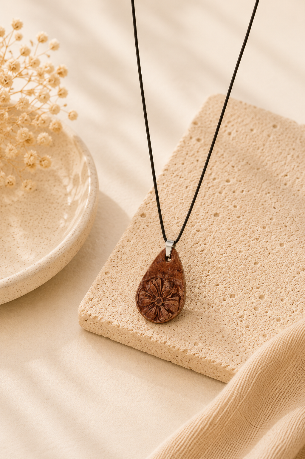 Pink Chestnut Ethnic Necklace €18