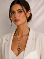 Red Rose Necklace