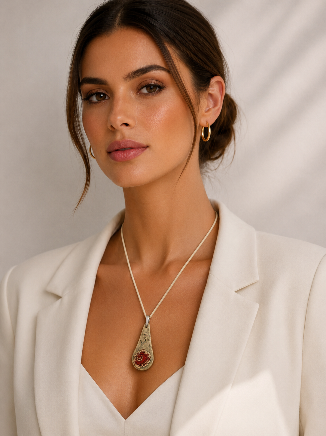 Red Rose Necklace