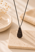 Rustic Necklace Brown Thread
