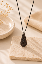 Rustic Necklace Brown Thread